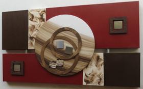 Quadros Abstratos Decorativos - 55x100cm - Josue Quadros