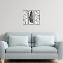 Quadros alto relevo para sala 32x37cm decorativo folhas Quadros alto relevo para sala 32x37cm decorativo folhas