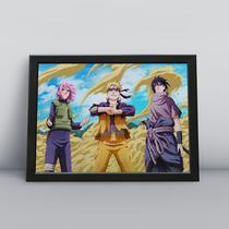 Quadros Decorativa Naruto Shippuden Sasuke Sakura