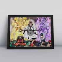 Quadros Decorativa Naruto Shippuden Sasuke Sakura
