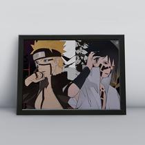 Quadros Decorativa Naruto Shippuden Sasuke Sakura