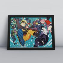 Quadros Decorativa Parede Naruto Shippuden Sasuke Naruto Uzumaki Minato