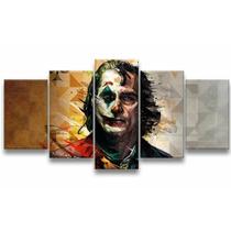quadros decorativo 5 peças mod Coringa antiga