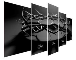 quadros decorativo 5 peças mod coroa com frases quadros decorativo 5 peças mod coroa com frases