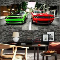 Quadros Decorativo Corrida De Mustang Outlet 128x60 Lindo N3