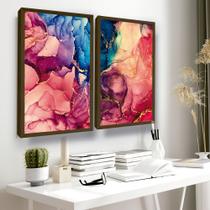 Quadros Decorativo Marmorizado Luxo Com Moldura Grande Quadros Decorativo Marmorizado Luxo Com Moldura Grande