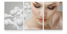 Quadros Decorativos 3 Peças Clínica Estética Spa