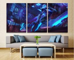 Quadros Decorativos 3 Peças Lol League Of Legends Quadros Decorativos 3 Peças Lol League Of Legends