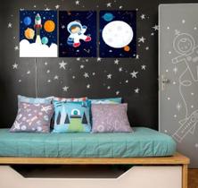 quadros decorativos 4 k Astronauta"