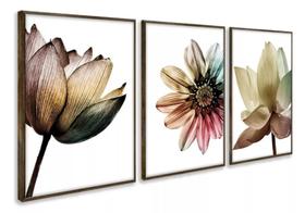 quadros decorativos 4 k Botânico Flores Floral"