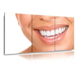 quadros decorativos 4 k Dentes Branco"