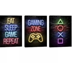 quadros decorativos 4 k Gaming Zone"