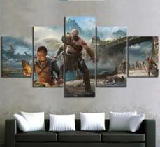 quadros decorativos 4 k god of war"