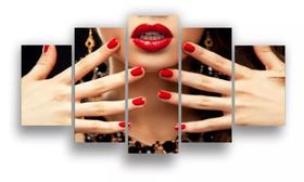 quadros decorativos 4 k Manicure Grande" "Mapa Mundi Lindo"