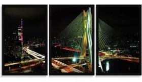 quadros decorativos 4 k Paisagem Ponte De São Paulo"