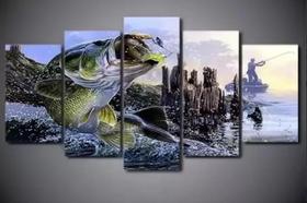 quadros decorativos 4 k pescador