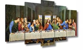 quadros decorativos 4 k Santa Ceia Jesus Apostolos " - Aero Print