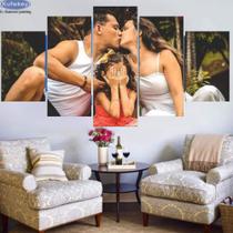 Quadros Decorativos 5 pecas personalizado com sua foto Quadros Decorativos 5 pecas personalizado com sua foto