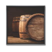 Quadros Decorativos Adega Vinhos com Vidro e Moldura 43x43cm