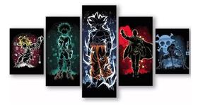 Quadros Decorativos Animes Naruto Goku Gon Luffy Saitama" Quadros Decorativos Animes Naruto Goku Gon Luffy Saitama"