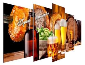 Quadros Decorativos Área Churrasco E Cerveja"