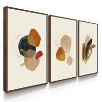 Quadros Decorativos Arte Moderna Boho Tons Nuetros Laranja Tons Boho