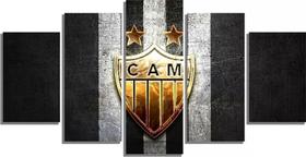 Quadros Decorativos Atlético Mineiro Galo Futebol Bicampeão - MWC Quadros Decorativos