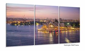 Quadros Decorativos Australia Sydney Paisagem Sala 120x60