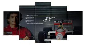 Quadros Decorativos Ayrton Senna Com Frase "