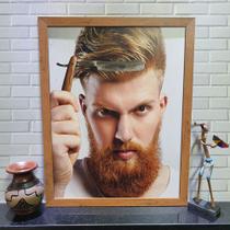 Quadros Decorativos Barba Barbearia 35cmx45cm Várias Opções