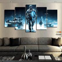 Quadros Decorativos Battlefield 67x130mt em Tecido