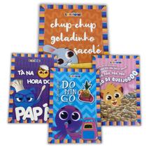 Quadros Decorativos Bolofofos - 21cm x 31cm - 4 Unidades