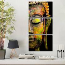 Quadros Decorativos Buda Colorido 120 X 60 Cm