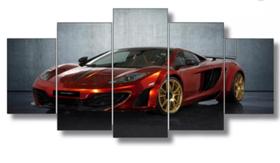 Quadros Decorativos Carro Vermelho"