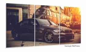 Quadros Decorativos Carros Bmw 120x60 3 peças