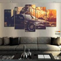 Quadros Decorativos Carros Bmw 63x130mt em Tecido