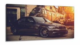 Quadros Decorativos Carros Bmw em Tecido Canvas 130x60