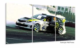 Quadros Decorativos Carros Monster 120x60 3 peças Quadros Decorativos Carros Monster 120x60 3 peças