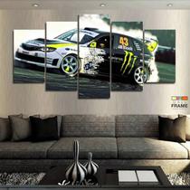 Quadros Decorativos Carros Monster 63x130mt em Tecido