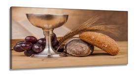 Quadros Decorativos Ceia Calice Vinho Cozinha Copa 1em Tecido Canvas 130x60 Quadros Decorativos Ceia Calice Vinho Cozinha Copa 1em Tecido Canvas 130x60