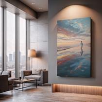 Quadros Decorativos Céu em Movimento 90x60 Moderno Luxo Sala Quarto Escritório