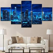 Quadros Decorativos Cidade Los Angeles Iluninada" Quadros Decorativos Cidade Los Angeles Iluninada"