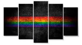 Quadros Decorativos Color Our World With Pride" Quadros Decorativos Color Our World With Pride"