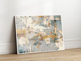 Quadros Decorativos com Moldura Acrilico Cristal Abstrato Rustico para Sala Quarto e Escritório Horizontal Quadros Decorativos com Moldura Acrilico Cristal Abstrato Rustico para Sala Quarto e Escritório Horizontal