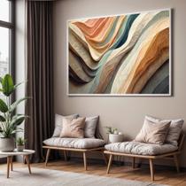 Quadros decorativos com Moldura Sala Quarto Abstrato Moderno Grande Hall