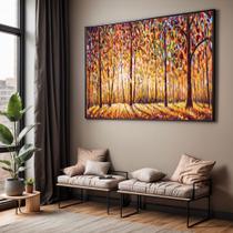 Quadros decorativos com Moldura Sala Quarto Bosque Arte Grande Hall Quadros decorativos com Moldura Sala Quarto Bosque Arte Grande Hall