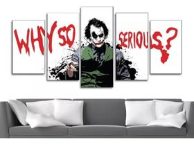 Quadros Decorativos Coringa Joker Pintura Vilão"