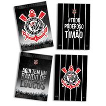 Quadros Decorativos Corinthians com 4 Unidades