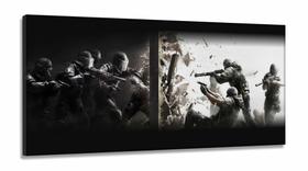 Quadros Decorativos Counter Strikeem Tecido Canvas 130x60