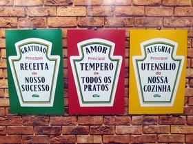 Quadros decorativos Cozinha com amor Quadros decorativos Cozinha com amor